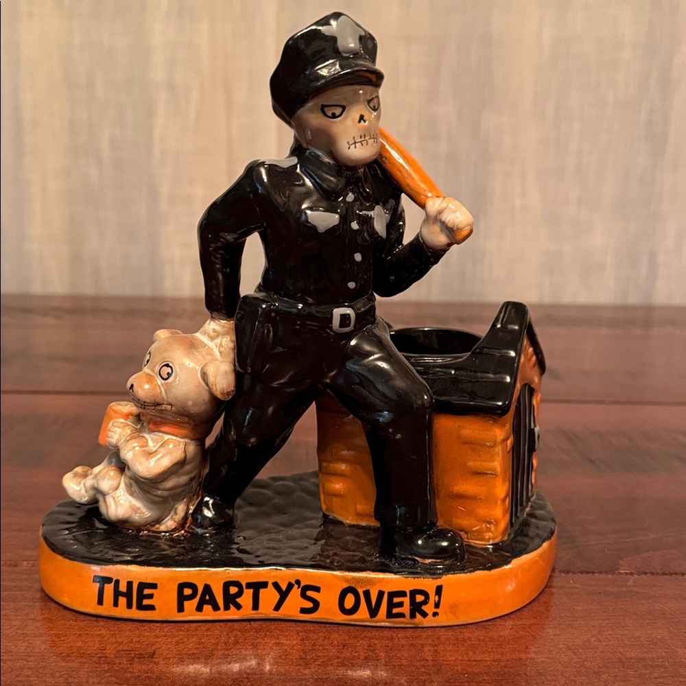 Yankee Candle Halloween 2016 Boney Bunch The Party's Over! Votive Candle Holder